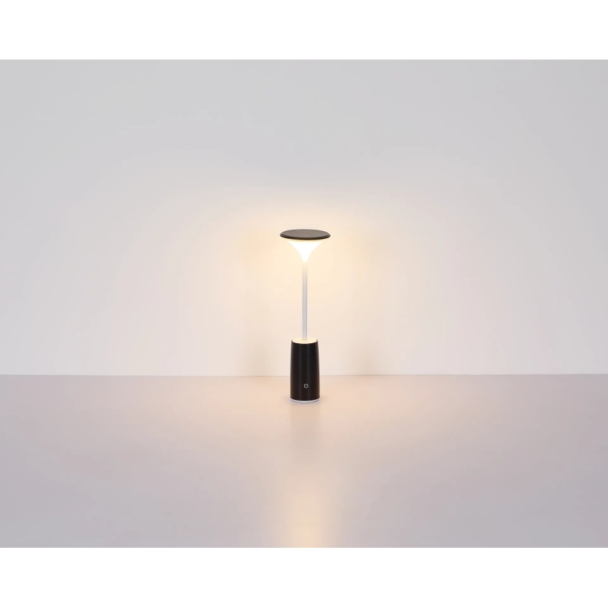 Globo - LED Dimbar uppladdningsbar touch bordslampa LED/1,2W/3,7V 3000K 1500mAh svart