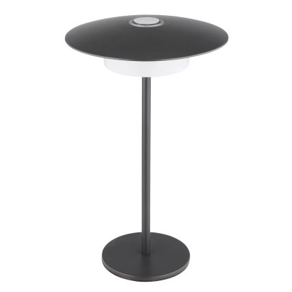Globo - LED Utomhusbordslampa med laddning, touch, LED/3W/3,7V 1800/2700/3000K IP44 1800 mAh grå