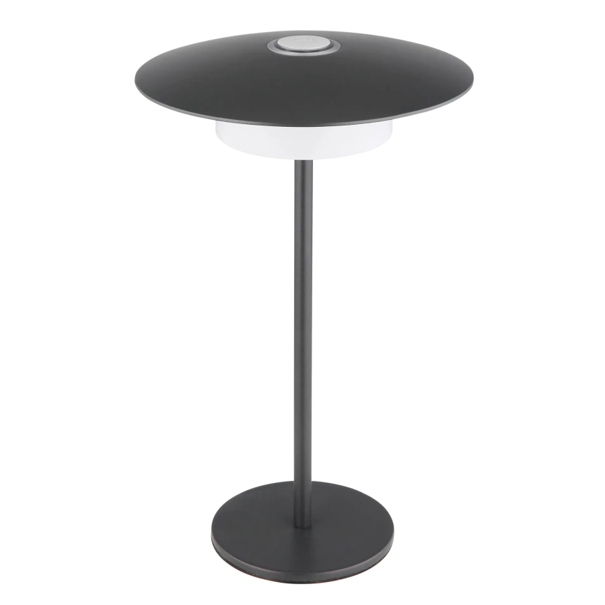 Globo - LED Utomhusbordslampa med laddning, touch, LED/3W/3,7V 1800/2700/3000K IP44 1800 mAh grå