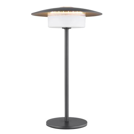 Globo - LED Utomhusbordslampa med laddning, touch, LED/3W/3,7V 1800/2700/3000K IP44 1800 mAh grå