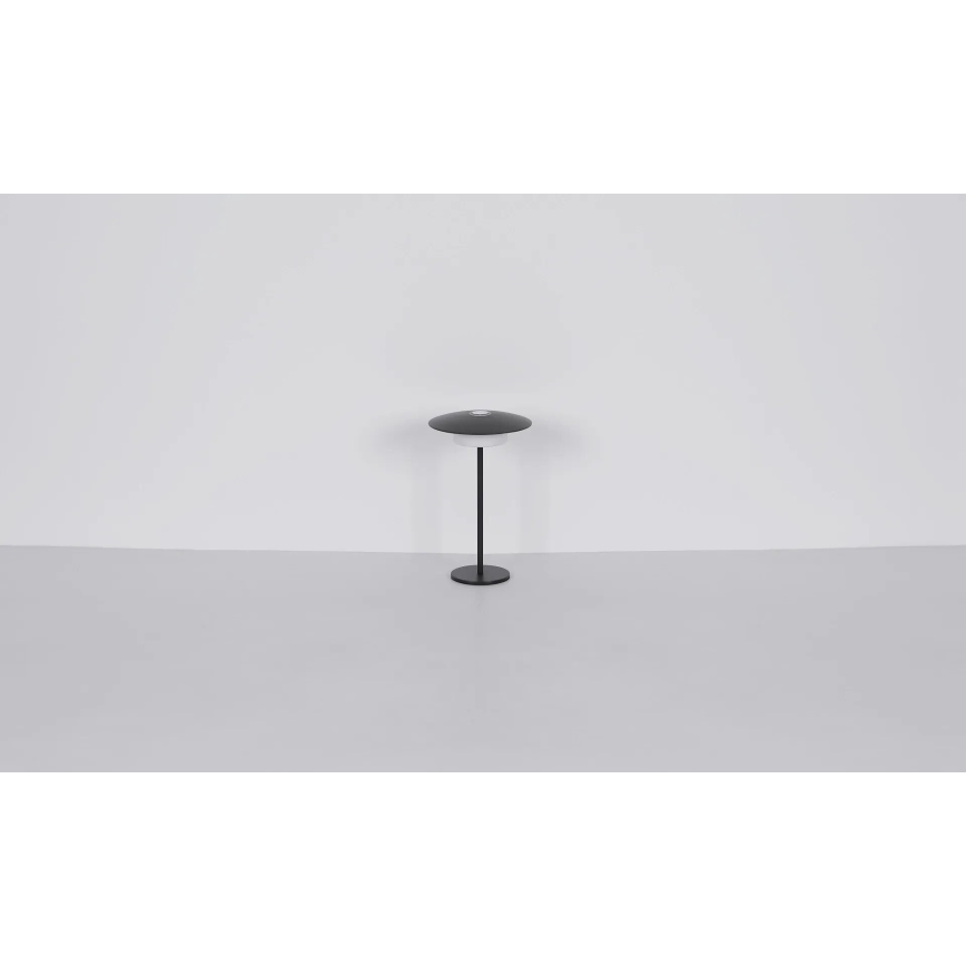 Globo - LED Uppladdningsbar utomhusbordslampa beröringsstyrd LED/3W/3,7V 1800/2700/3000K IP44 1800 mAh grå