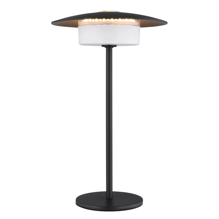 Globo - LED Utomhus laddningsbar touchbordslampa LED/3W/3,7V 1800/2700/3000K IP44 1800 mAh svart