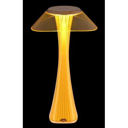 Globo - Dimbar uppladdningsbar LED-bordslampa LED/2,5W/3,7V 1200 mAh 2700/4500/6500K guldig