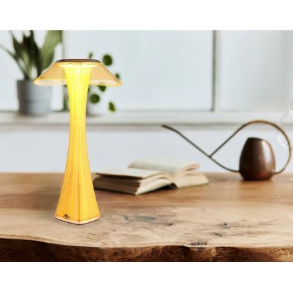 Globo - LED Ljusreglerad uppladdningsbar bordslampa LED/2,5W/3,7V 1200mAh 2700K/4500K/6500K guld