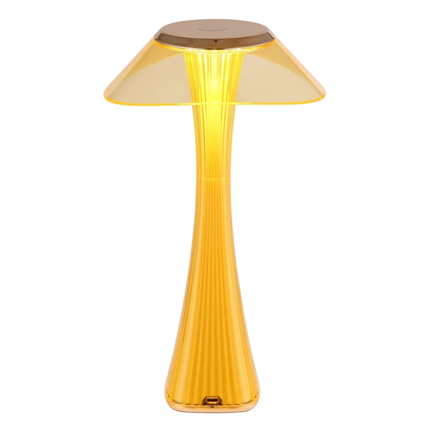 Globo - LED Ljusreglerad uppladdningsbar bordslampa LED/2,5W/3,7V 1200mAh 2700K/4500K/6500K guld