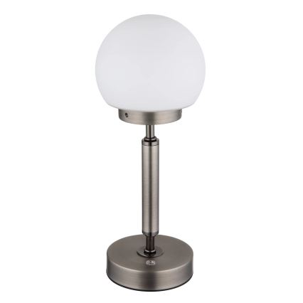Globo - LED Dimbar uppladdningsbar touch bordslampa LED/2,5W/5V 1800mAh 2700/4000/6500K antracit