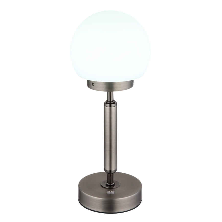 Globo - LED Dimbar uppladdningsbar touch bordslampa LED/2,5W/5V 1800mAh 2700/4000/6500K antracit
