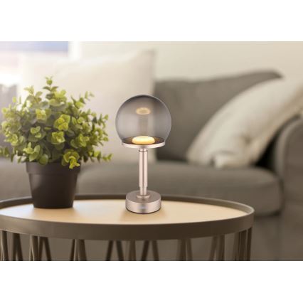 Globo - LED Dimbar uppladdningsbar touch bordslampa LED/2,5W/5V 1800mAh 2700/4000/6500K Roséguld