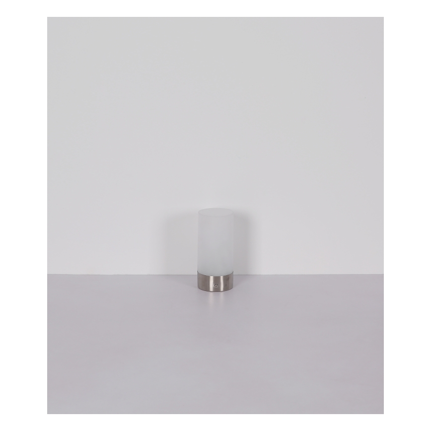 Globo - LED RGBW Dimbart touch-utomhusbordslampa LED/1,8W/5V 1500 mAh IP44 matt krom