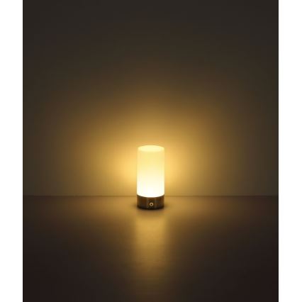 Globo - LED RGBW dimbar utomhusbordslampa med touch LED/1,8W/5V 1500 mAh svart