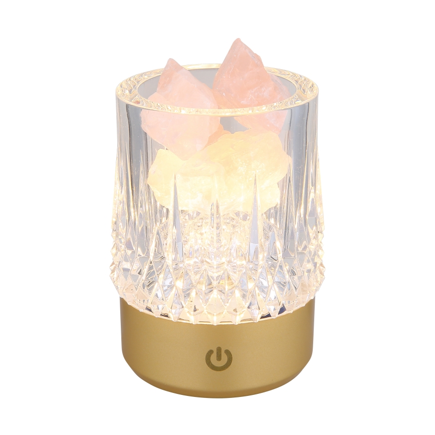 Globo - LED dimbar touchbordslampa LED/1W/5V 3000K 1200 mAh guld