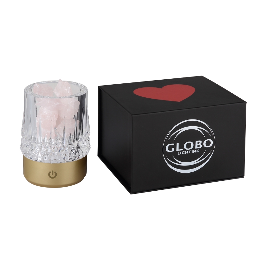 Globo - LED dimbar touchbordslampa LED/1W/5V 3000K 1200 mAh guld