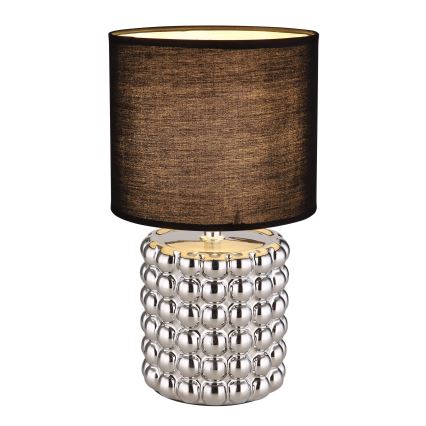 Globo - Bordslampa 1xE14/40W/230V svart/silver