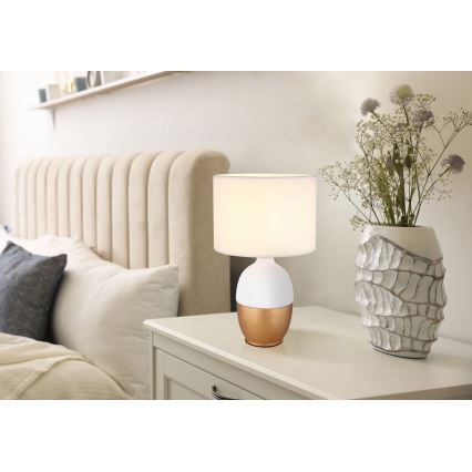 Globo - Bordslampa 1xE14/40W/230V vit