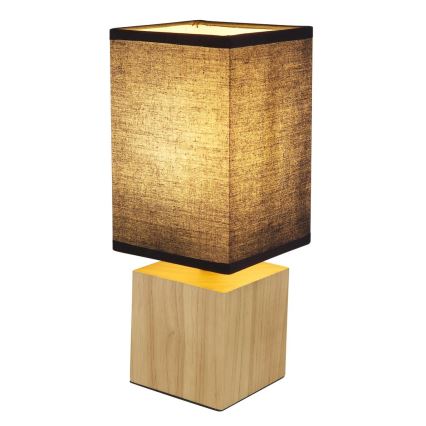 Globo - Bordslampa 1xE27/7W/230V svart/brun