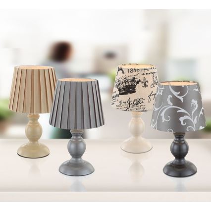 Globo 21690 - Bordslampa METALIC 1xE14/40W/230V