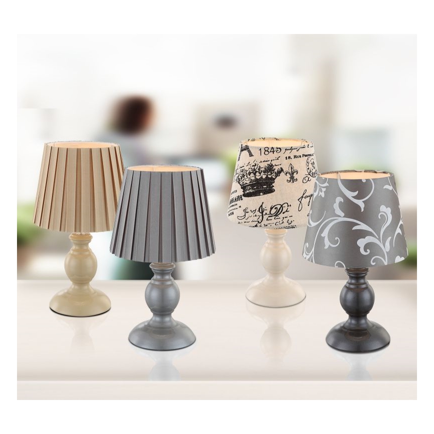 Globo 21690 - Bordslampa METALIC 1xE14/40W/230V