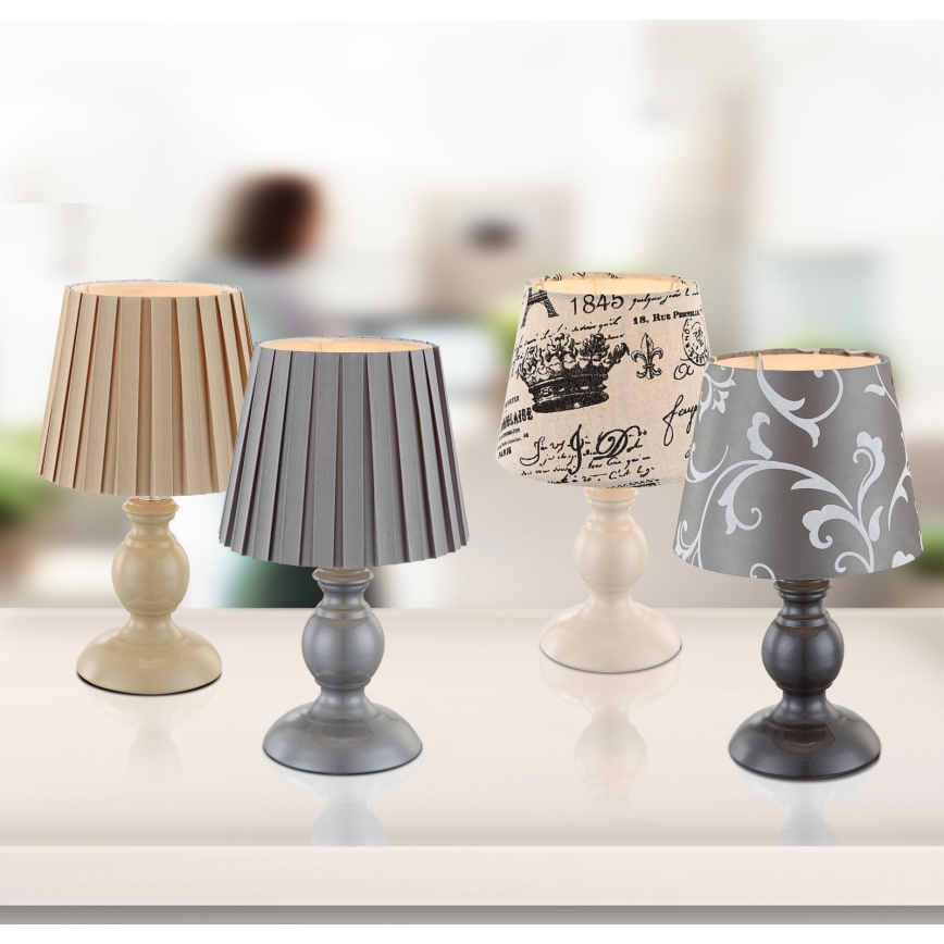 Globo 21692 - Bordslampa METALIC 1xE14/40W/230V