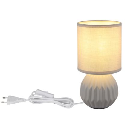 Globo - Bordslampa 1xE14/40W/230V grå