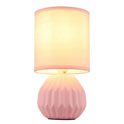 Globo - Bordslampa 1xE14/40W/230V rosa