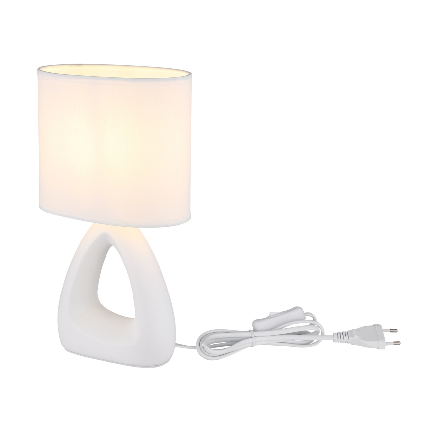 Globo - Bordslampa 1xE14/40W/230V vit