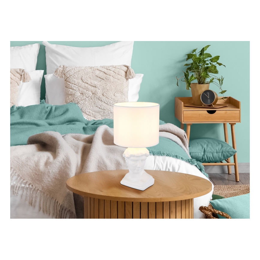 Globo - Bordslampa 1xE14/40W/230V vit