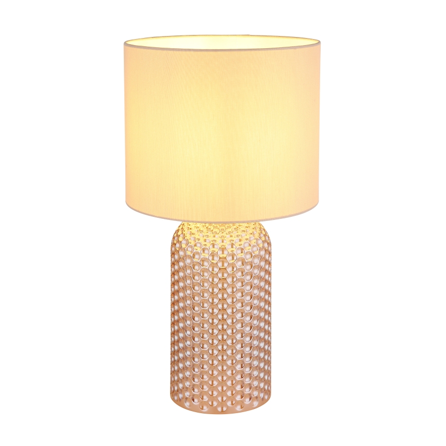 Globo - Bordslampa 1xE27/60W/230V beige