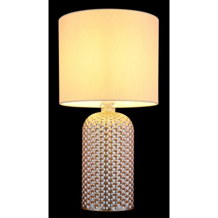 Globo - Bordslampa 1xE27/60W/230V beige