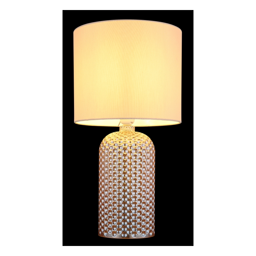 Globo - Bordslampa 1xE27/60W/230V beige