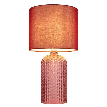 Globo - Bordslampa 1xE27/60W/230V röd