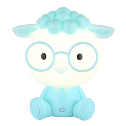 Globo - LED Dimbart uppladdningsbart barnnattlampa LED/1W/5V 500 mAh blå