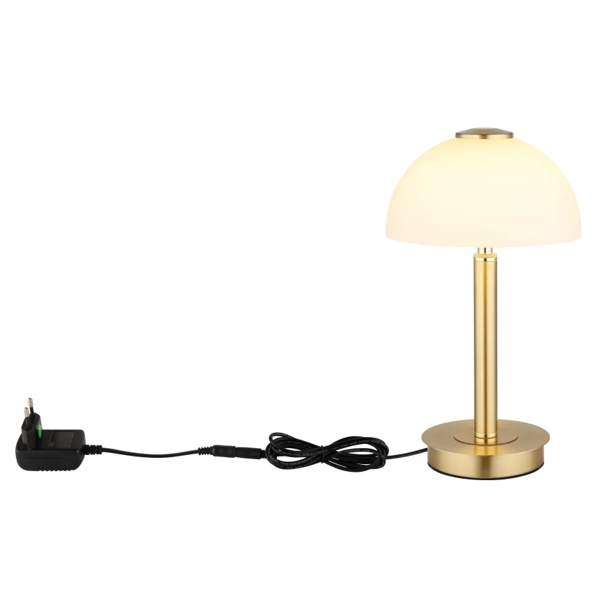 Globo - LED Dimbar beröringsstyrd bordslampa LED/7W/230V 3000K mässing