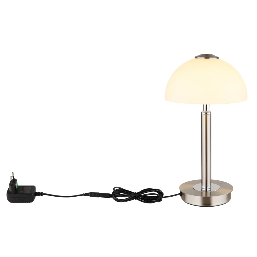 Globo - LED Dämpbar beröringsstyrd bordslampa LED/7W/230V 3000K matt krom