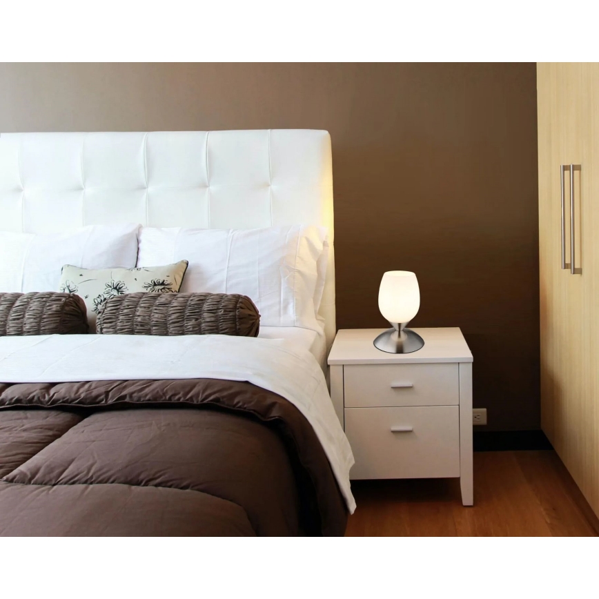 Globo - Bord beröring lampa 1xE14/25W/230V matt krom