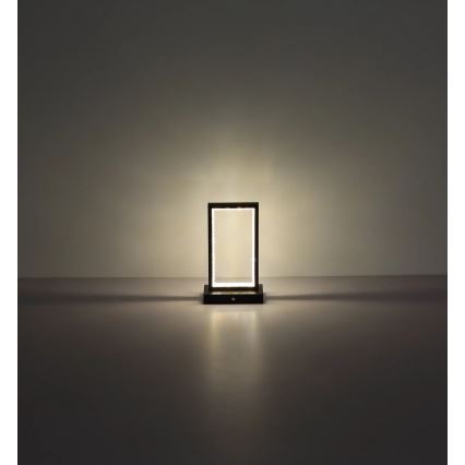 Globo - LED dimbar touchbordslampa LED/3W/3,7V 2700K/4000K/6500K 1800 mAh USB svart