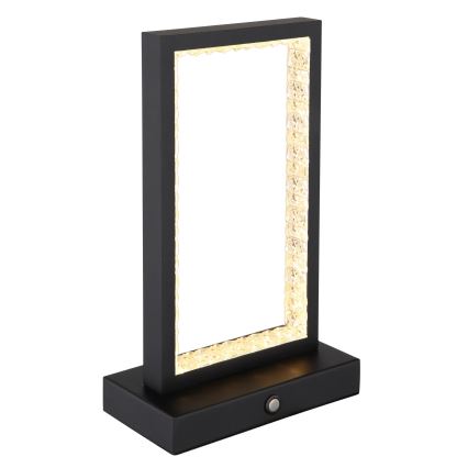 Globo - LED dimbar touchbordslampa LED/3W/3,7V 2700K/4000K/6500K 1800 mAh USB svart