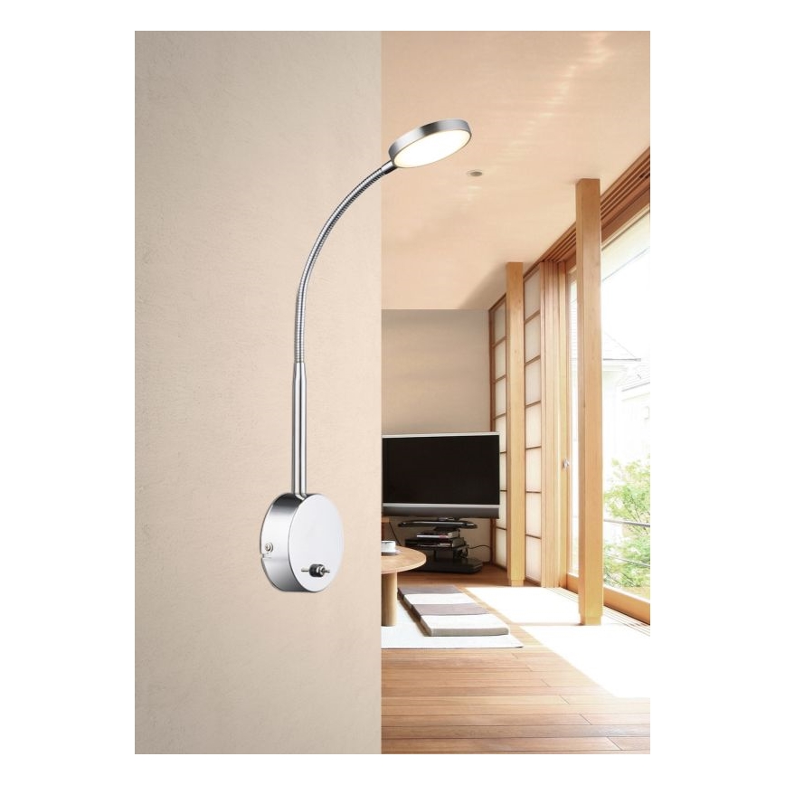 Globo 24103W - LED Väggbelysning PEGASI LED/6W/230V