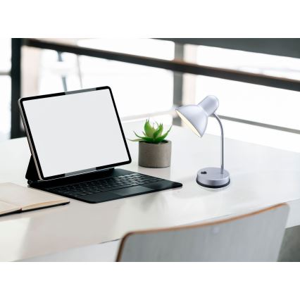 Globo - Bordslampa 1xE27/40W/230V silver