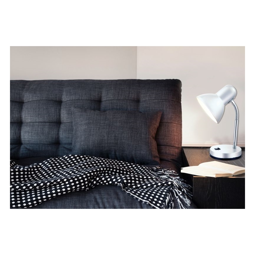 Globo - Bordslampa 1xE27/40W/230V silver