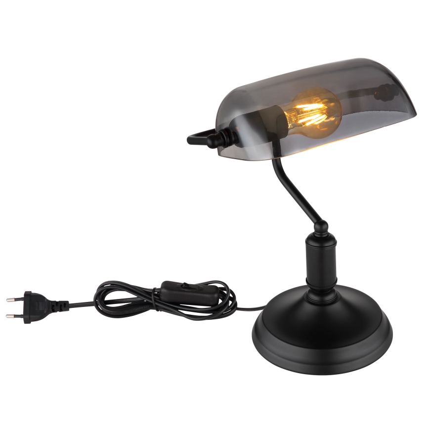 Globo - Bordslampa 1xE27/60W/230V svart