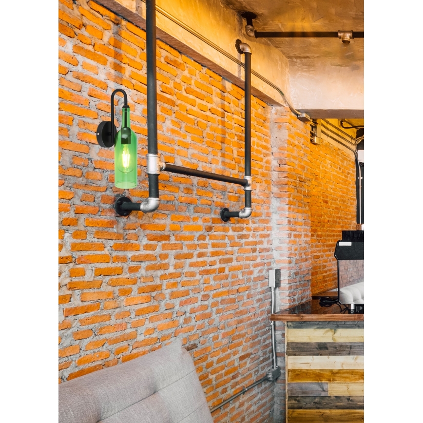 Globo 28048WG - Väggbelysning LEVITO 1xE27/8W/230V