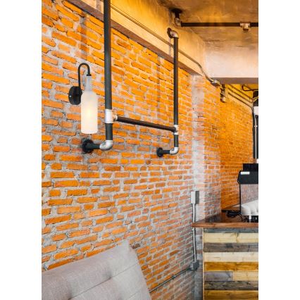 Globo 28048WW - Väggbelysning LEVITO 1xE27/8W/230V