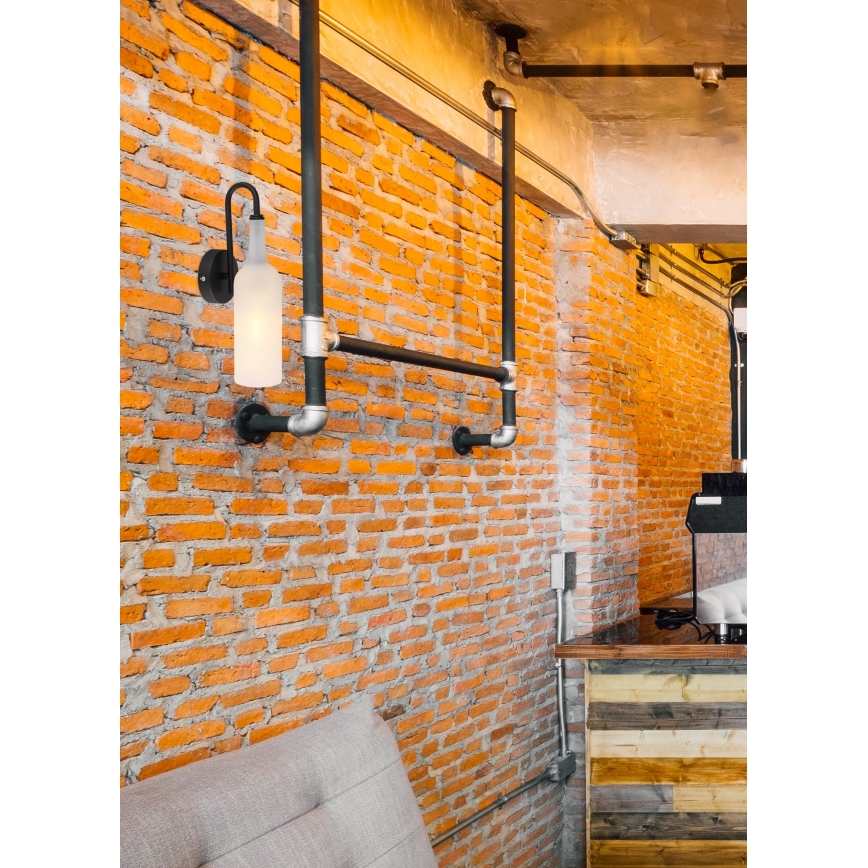 Globo 28048WW - Väggbelysning LEVITO 1xE27/8W/230V