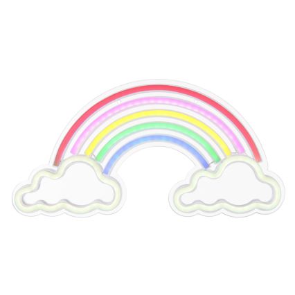 Globo - LED Neonväggdekoration LED/3W/USB regnbåge