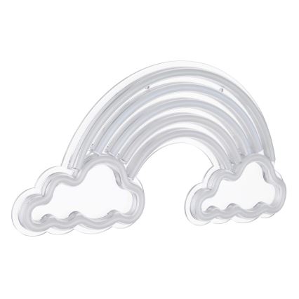 Globo - LED Neonväggdekoration LED/3W/USB regnbåge