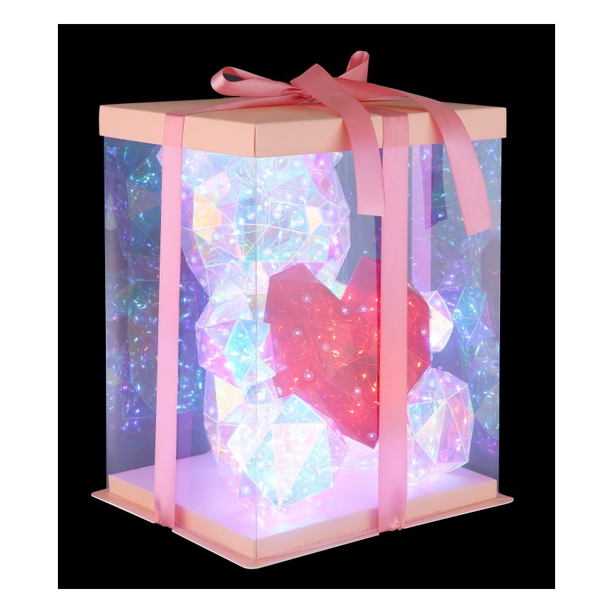 Globo - LED Bordsdekoration i presentförpackning LED/6W/5V USB björn