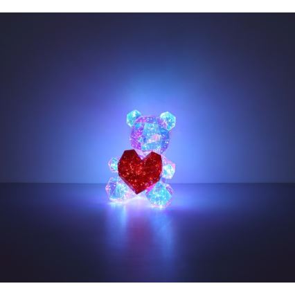 Globo - LED Bordsdekoration i presentförpackning LED/6W/5V USB björn