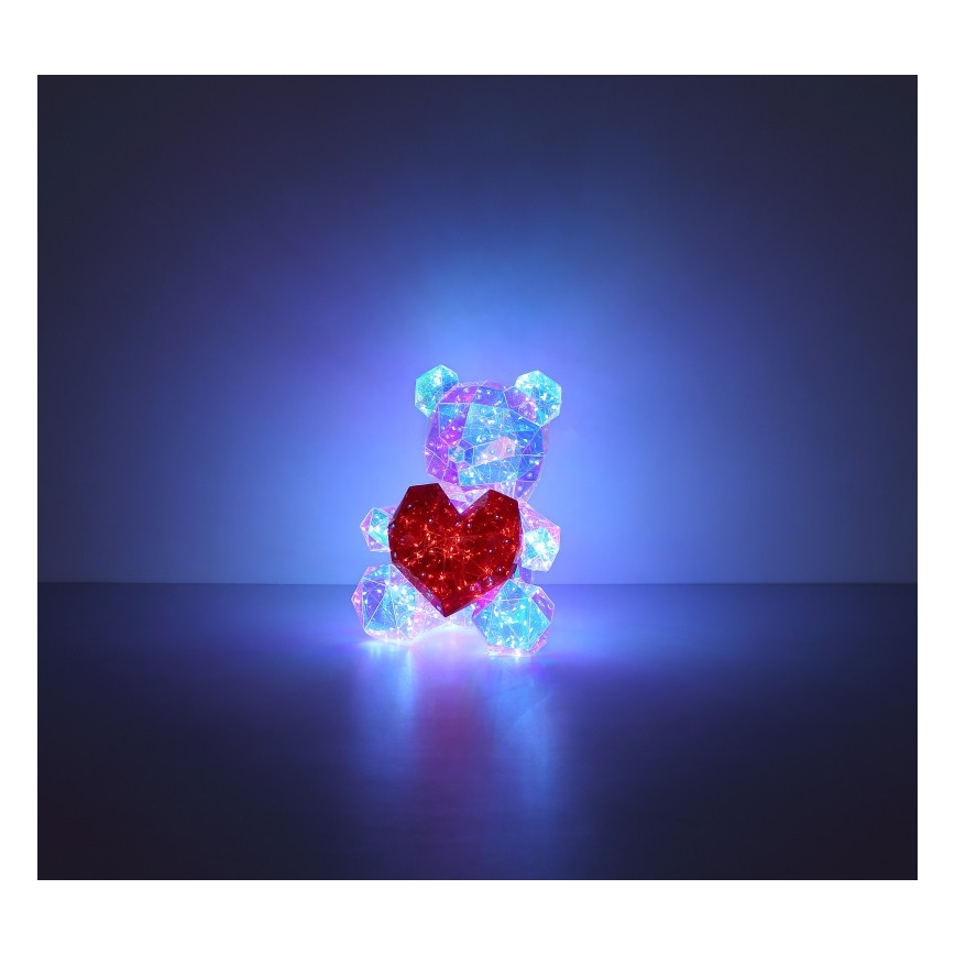 Globo - LED Bordsdekoration i presentförpackning LED/6W/5V USB björn