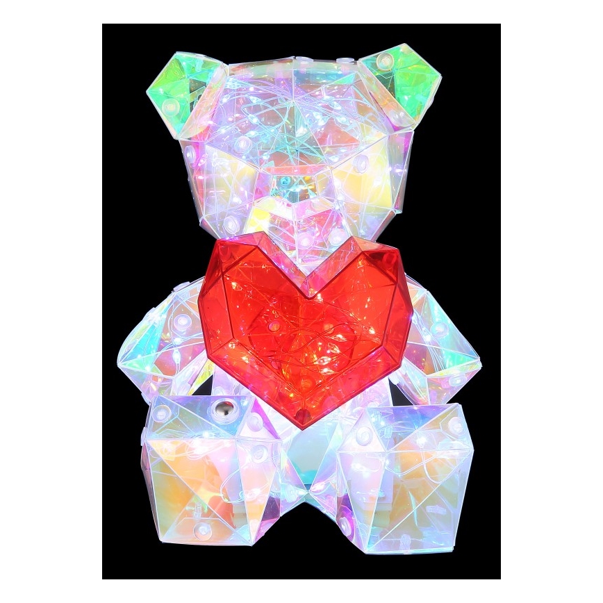 Globo - LED dimbar uppladdningsbar bordslampa LED/3W/5V 1200 mAh björn