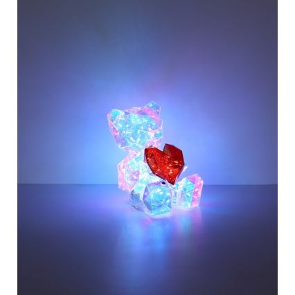 Globo - LED dimbar uppladdningsbar bordslampa LED/3W/5V 1200 mAh björn